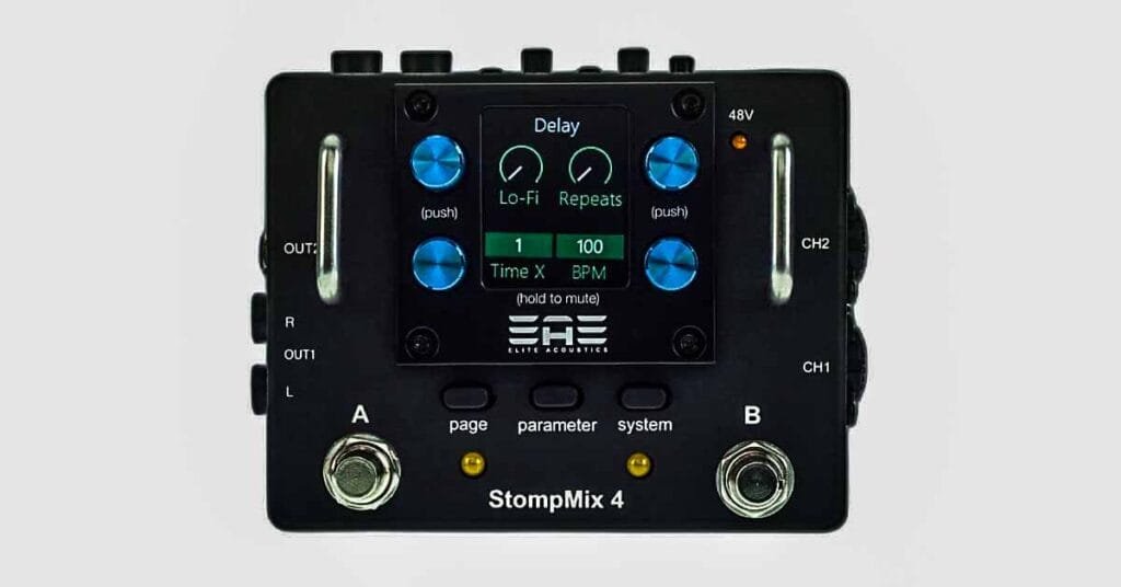 Pedalboard mixer