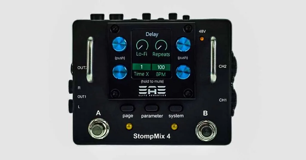 Pedalboard mixer