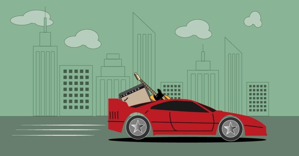 transporting instruments in car