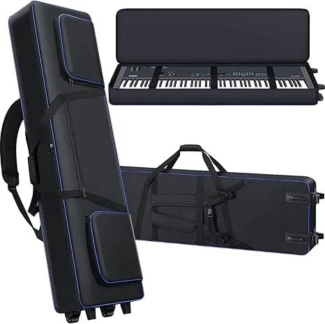 88 Key Keyboard Case with Wheels