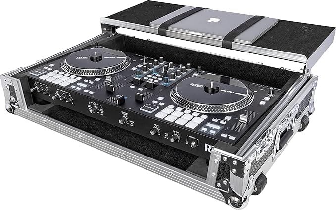Flight Case for Rane One with Laptop Platform and Wheels,Black,HL10005 Flight Case for Rane One with Laptop Platform and Wheels,Black,HL10005