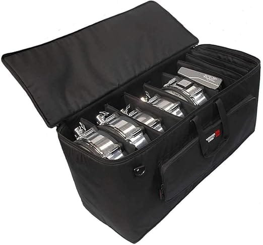 Gator Cases Large Electric Drum Kit Bag with Adjustable Velcro Divider System and Wheels Gator Cases Large Electric Drum Kit Bag with Adjustable Velcro Divider System and Wheels