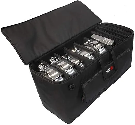 Gator Cases Large Electric Drum Kit Bag with Adjustable Velcro Divider System and Wheels