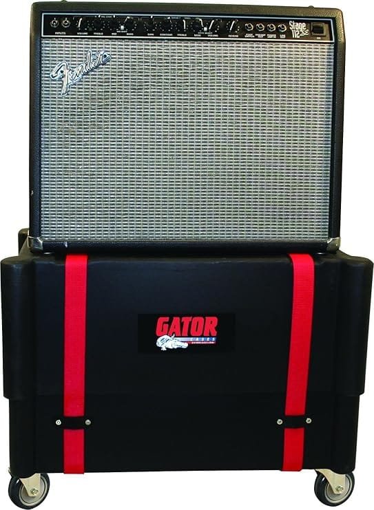 Gator Cases Molded Plastic Guitar Amp Transporter, and Stand, with Caster Wheels; Fits 1x12 Combo Amps Gator Cases Molded Plastic Guitar Amp Transporter, and Stand, with Caster Wheels; Fits 1x12 Combo Amps