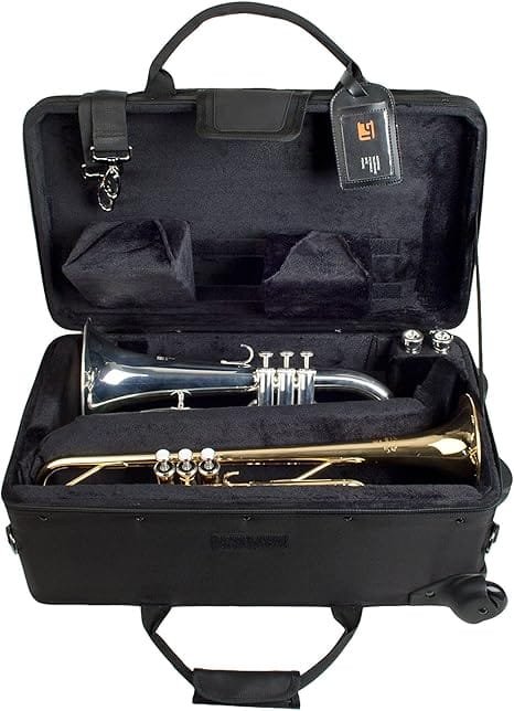 Protec Trumpet-Auxiliary Combo PRO PAC Case with Wheels Protec Trumpet-Auxiliary Combo PRO PAC Case with Wheels