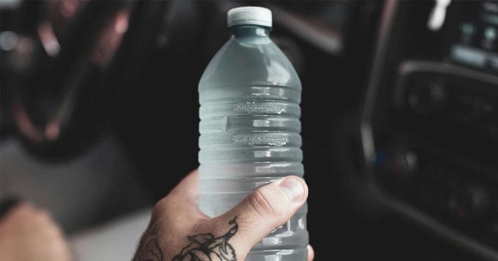 bottle of water bottle of water