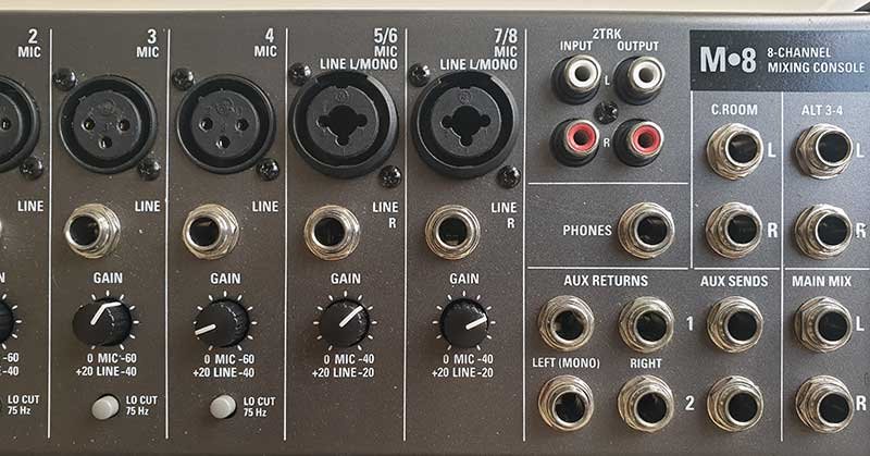 Guitar pedals into AUX send receive on mixer Guitar pedals into AUX send receive on mixer