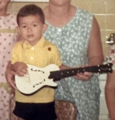 3yr me with guitar 3yr me with guitar