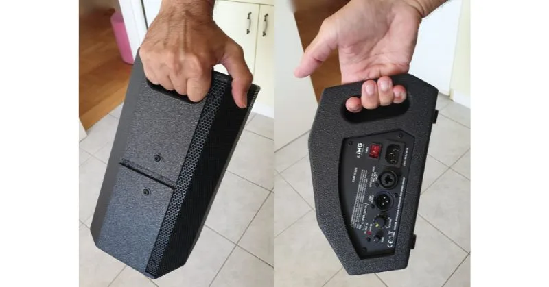 Small stage monitor with handle Small stage monitor with handle