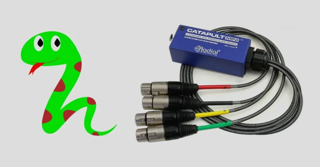 CAT audio snakes