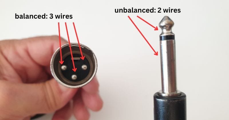 balanced 3 wires unbalanced 2 wires balanced 3 wires unbalanced 2 wires