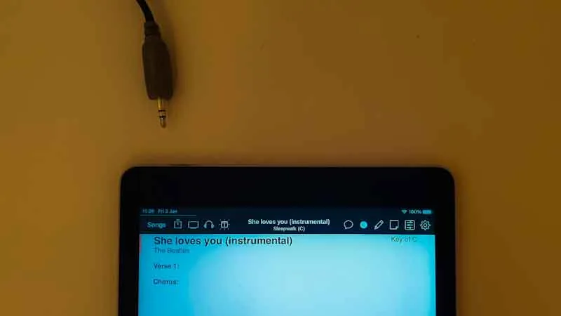 3.5mm stereo jack to iPad 3.5mm stereo jack to iPad