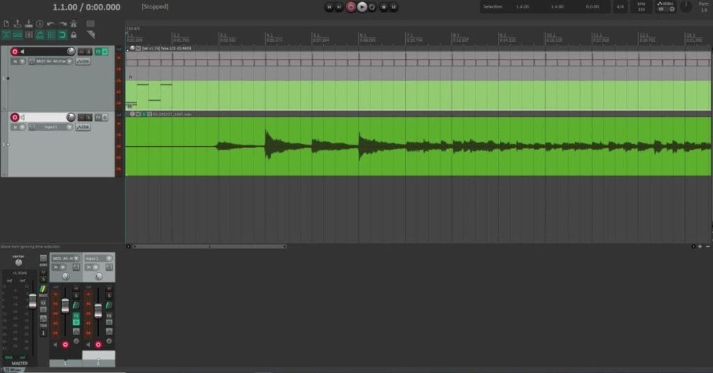 Backing tracks with Onsong