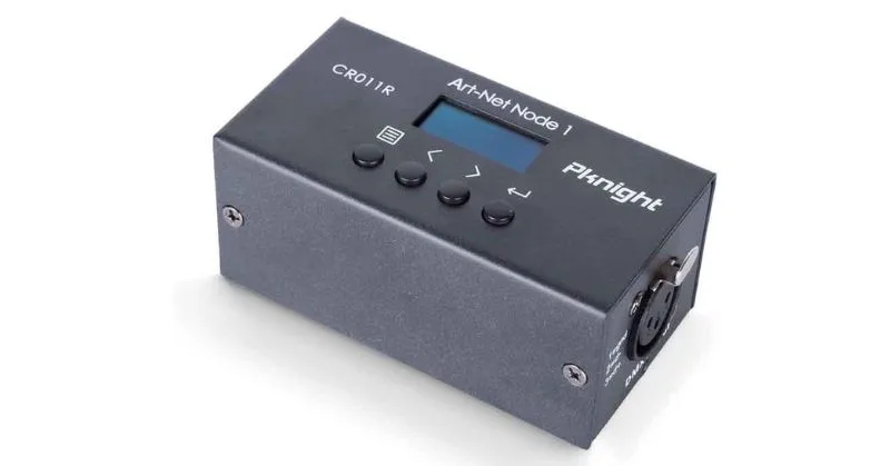 Bi-directional ArtNet DMX Ethernet Lighting Controller Interface