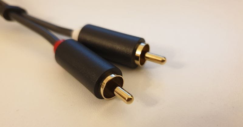 RCA male connectors RCA male connectors