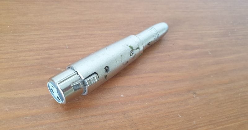 Female XLR to female 6.3mm jack adapter Female XLR to female 6.3mm jack adapter