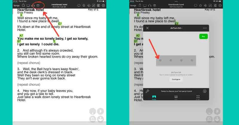 Customizing Airturn footswitches on Onsong Customizing Airturn footswitches on Onsong