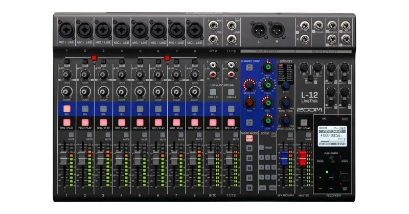 Zoom Livetrak L-12 digital mixer Zoom Livetrak L-12 digital mixer