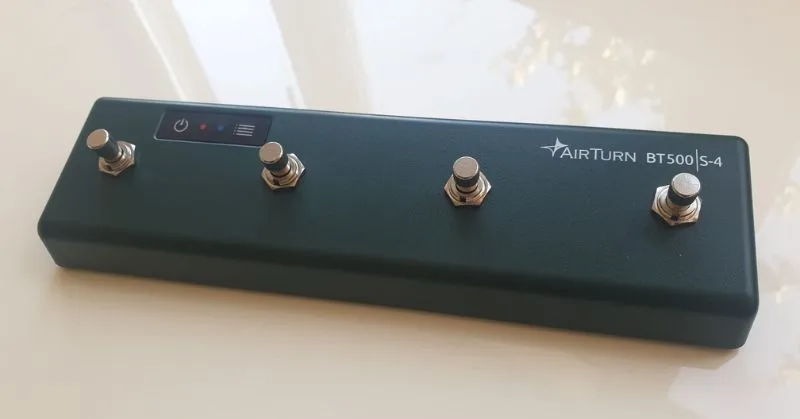 Airturn BT500S-4 bluetooth 4-button pedal Airturn BT500S-4 bluetooth 4-button pedal