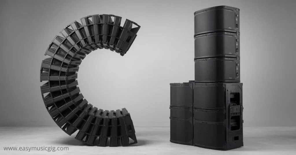 Line array configuration types